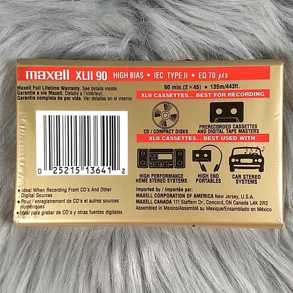 Maxell XL II 90 Black Magnetite, Factory Sealed ULTRA RARE - Picture 5 of 13